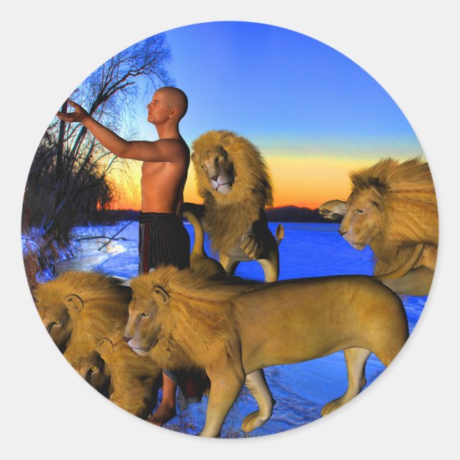 Call of the Wild Classic Round Sticker (Front)