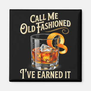Call Old Fashioned Earned Funny Tail Humour Magnet