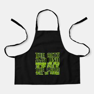 Call on the name of the Lord Bible Jesus Christian Apron