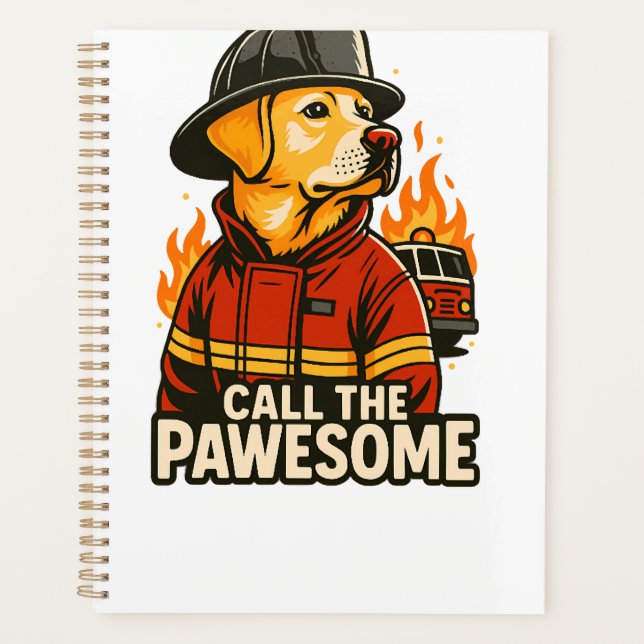 Call the Pawesome Pet Humour Planner (Front)