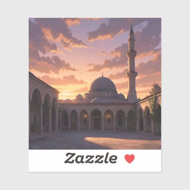 Call To Prayer – Mosque Minaret Art Square (Sheet)