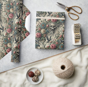 Call to the Night Gallery – Gothic Victorian Wrapping Paper