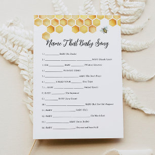 CALLA Bee Name That Baby Song Game Card