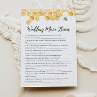 CALLA Bee Wedding Movie Trivia Bridal Shower Game