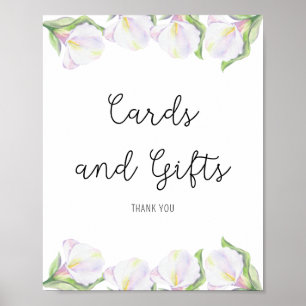 Calla flowers - Cards and Gifts Poster