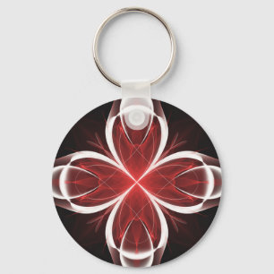 Calla Fractal Version 2 Key Ring