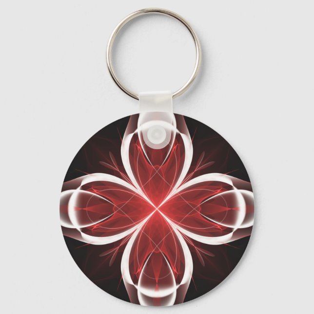 Calla Fractal Version 2 Key Ring (Front)