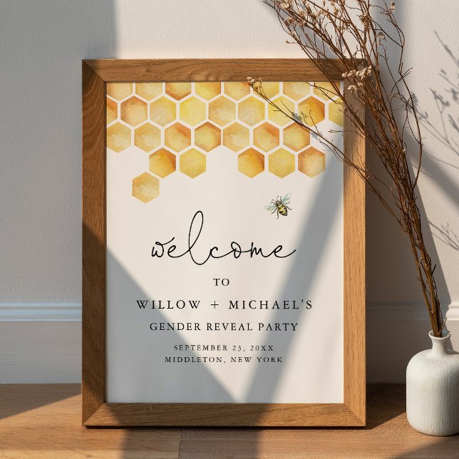 CALLA Honey Bee Gender Reveal Welcome Poster (Creator Uploaded)