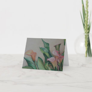 Calla Liies Art Note Card