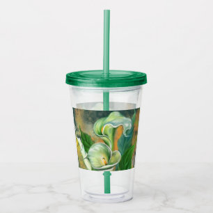 Calla Lilies Acrylic Tumbler
