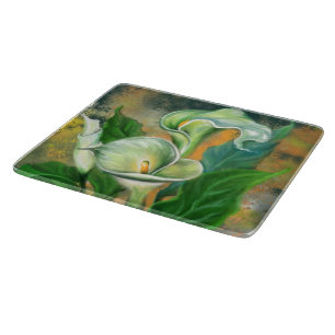Calla Lilies Cutting Board