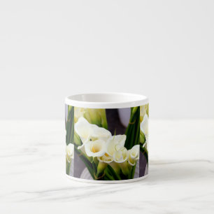 calla lilies espresso mug
