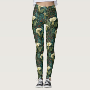 Calla Lilies Floral Mother'S Day Gift Athletic Pa Leggings