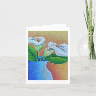 Calla Lilies Greeting card