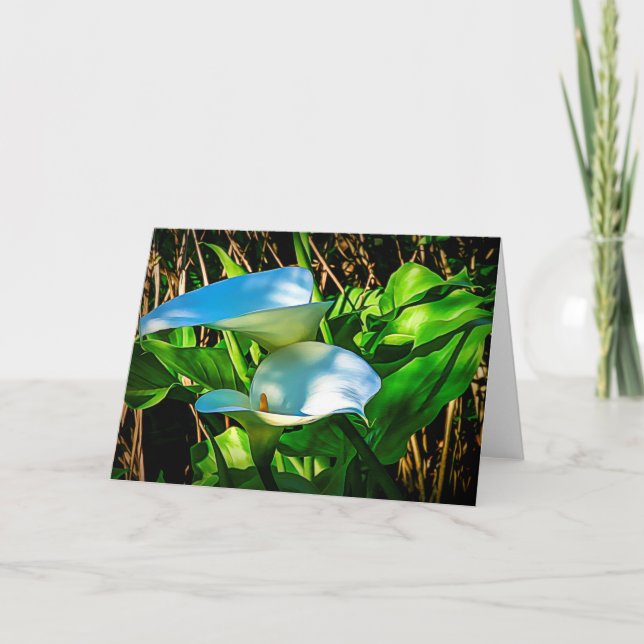 Calla Lilies Note Card (Front)