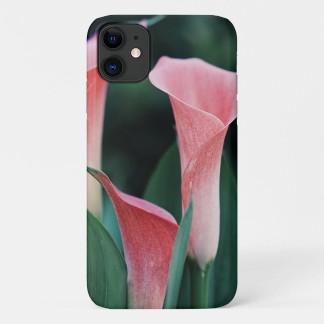 Calla Lilies Pink Flowers Case-Mate iPhone Case (Back)