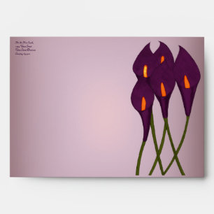 Calla Lilies (Purple) Envelopes