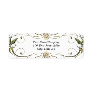 Calla Lilies Return Address Label
