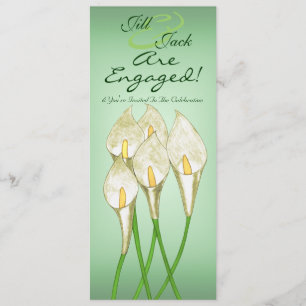 Calla Lilies (White) Invitation