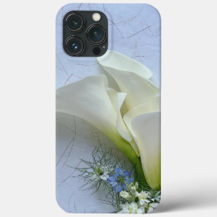Calla lilies with nigella and stock flowers iPhone 13 pro max case