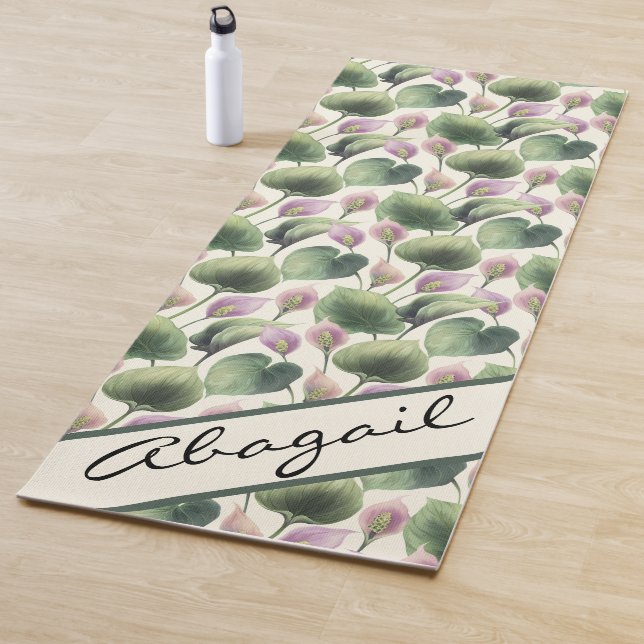 Calla Lilies Yoga Mat (In Situ)