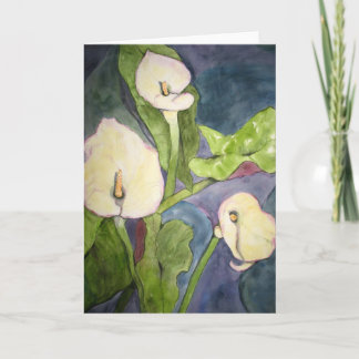 Calla Lillies Card