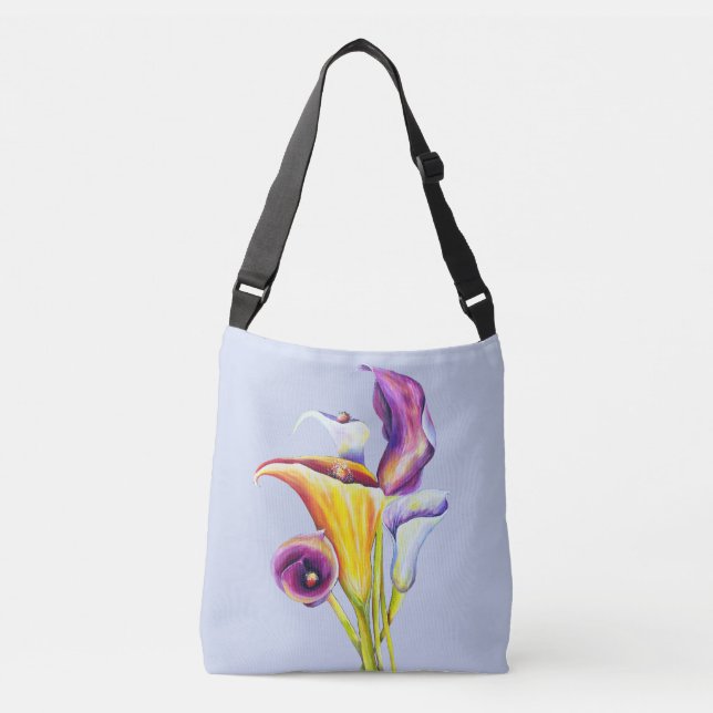 Calla Lillies Crossbody Bag (Front)