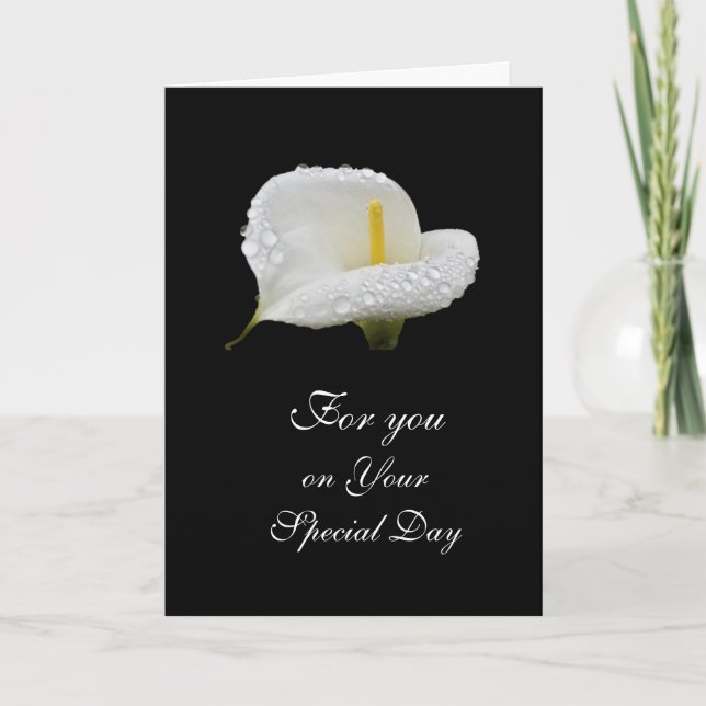 Calla Lilly: Special Day Card (Front)