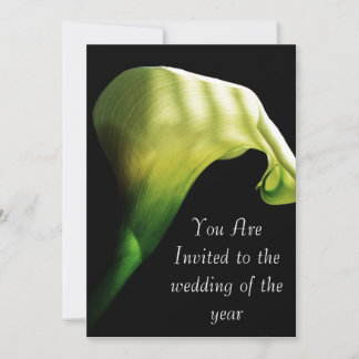 calla lilly wedding Invitation