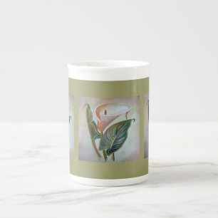 Calla Lily Beautiful Botanical Art Bone China Mug