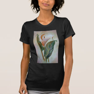 Calla Lily Beautiful Botanical Art T-Shirt