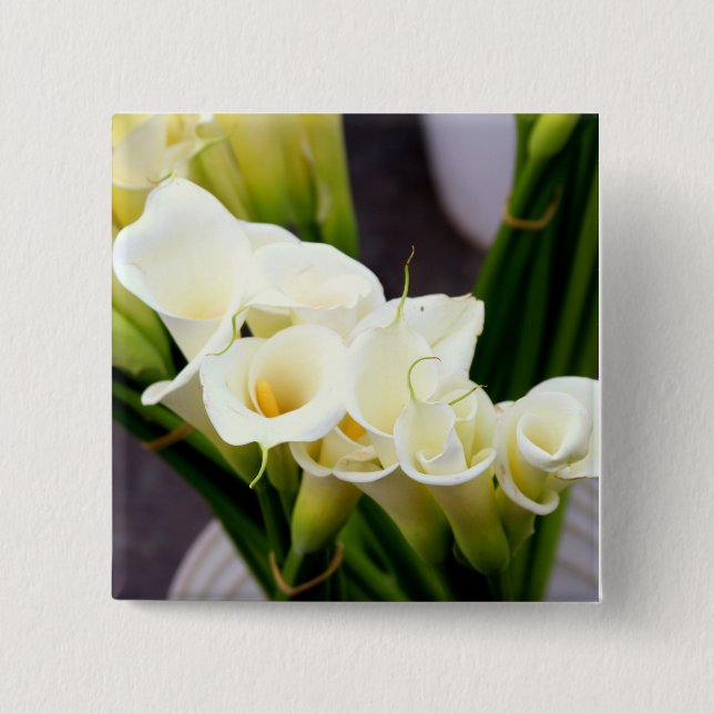 calla lily bouquet button (Front)