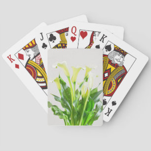 Calla Lily Bouquet Playing Cards