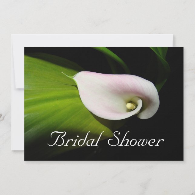 Calla Lily Bridal Shower Invitation (Front)