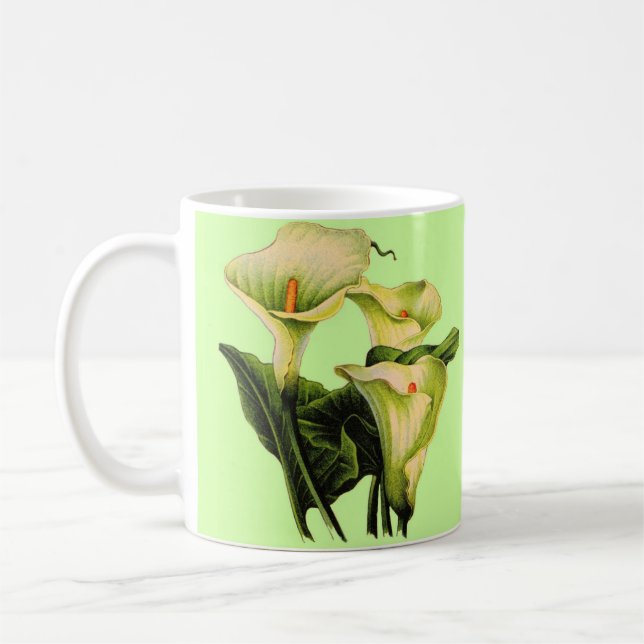 calla lily calla lilies coffee mug (Left)