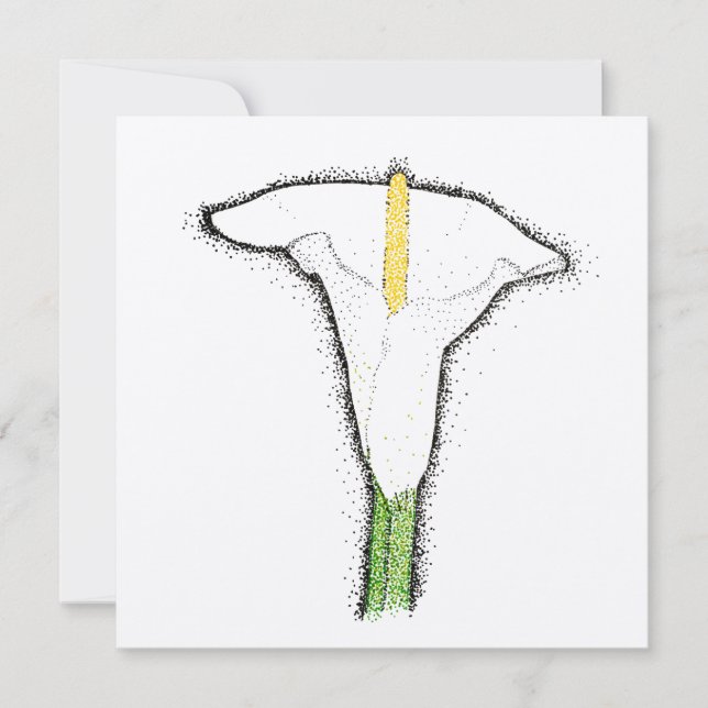 Calla Lily Card (Front)