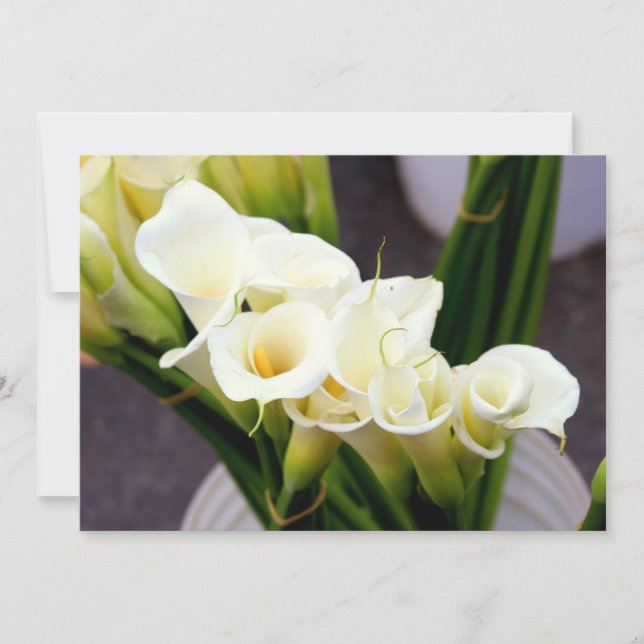 calla lily invitation (Front)