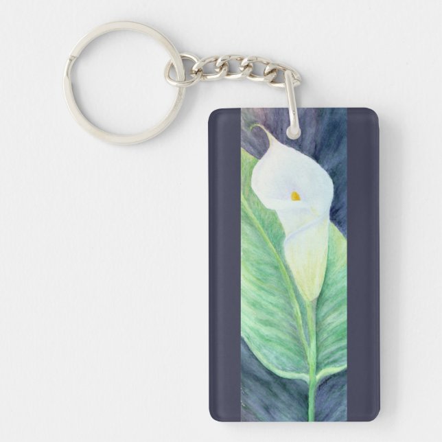 Calla Lily Keychain (Front)