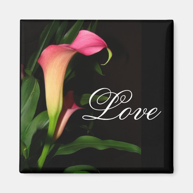 Calla Lily Love Magnet (Front)