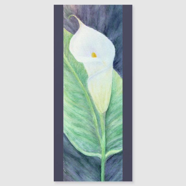 Calla Lily Magnetic Card (Front)