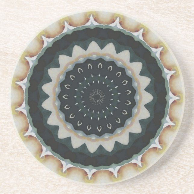 Calla Lily Mandala Coaster (Front)