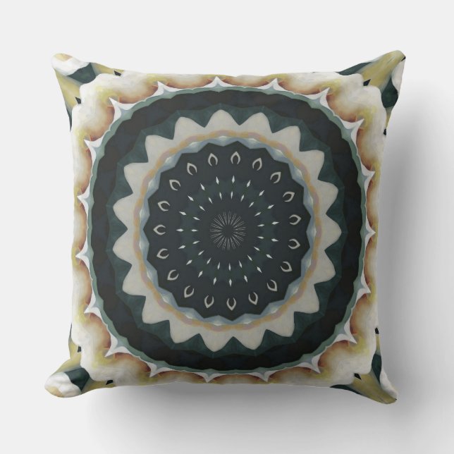 Calla Lily Mandala Cushion (Front)