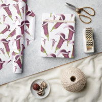 Calla Lily Nightlife Illustratin Pattern