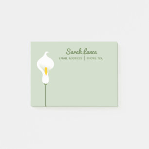 Calla Lily Post-it Notes
