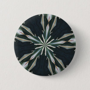 Calla Lily Star Kaleidoscope 6 Cm Round Badge