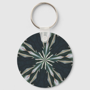 Calla Lily Star Kaleidoscope Key Ring