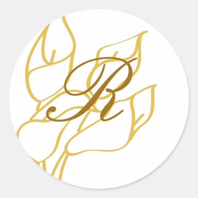 Calla Lily Sticker (Front)