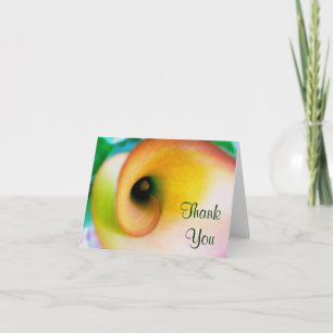 Calla Lily Thank You Cards