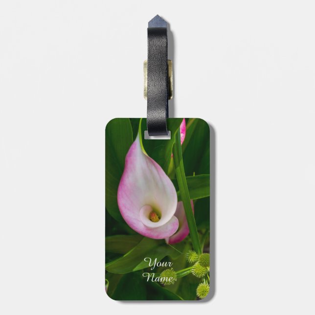 Calla Roll Luggage Tag (Back Vertical)