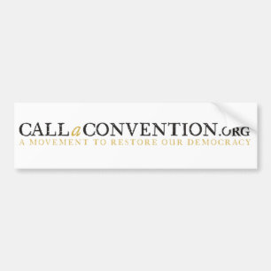 callaconvention bumper white sticker